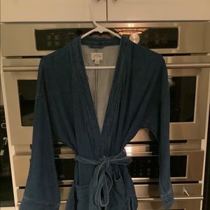 Jcrew denim kimono jacket